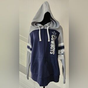 Dallas Cowboys Blue and Gray Hoodie NWT